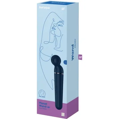 Planet Wand-Er Vibrator Massager Blau – Satisfyer