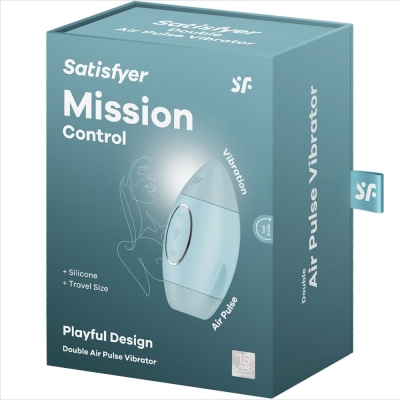Mission mittrol Blauer Dual Air Puls Vibrator | Satisfyer