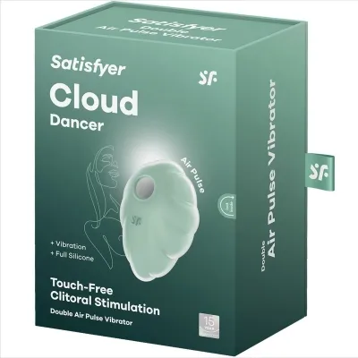 Cloud Dancer Green Air Pulse Vibrator | Satisfyer