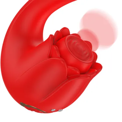 Mia - Selena Stimulator Vibrating + Flaps Red