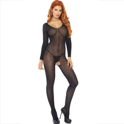 Bodystocking Langarm Schwarz – Leg Avenue