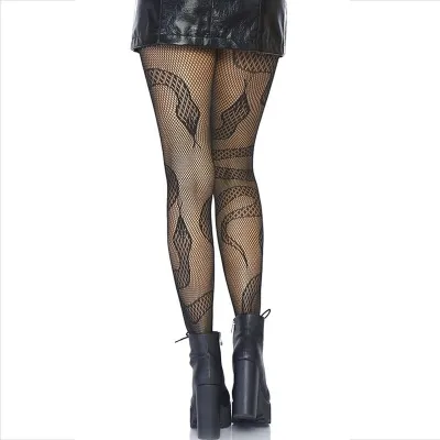 Strümpfe Net Snakes Schwarz – Leg Avenue