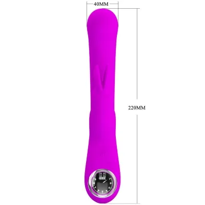 Lamar Rabbit Vibrator Purple | Pretty Love
