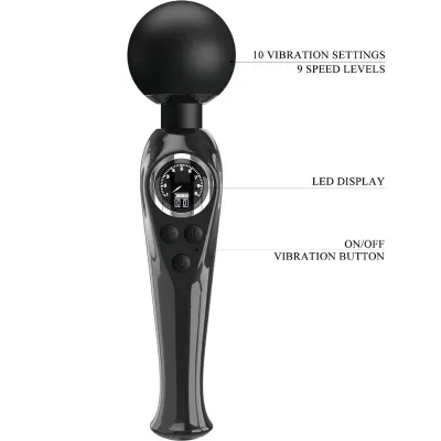 Skyler Vibrator Stab Schwarz – Pretty Love