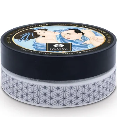 Edible massage powder set coconut – Shunga