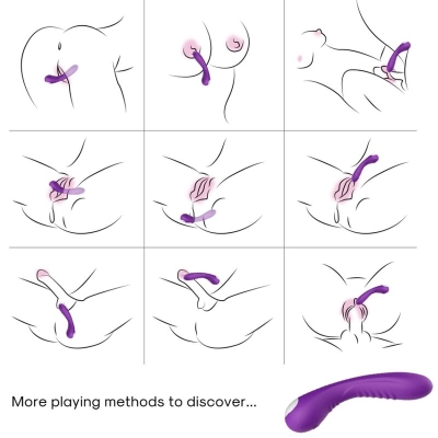 Legend Silicone Vibrator Purple | Armony