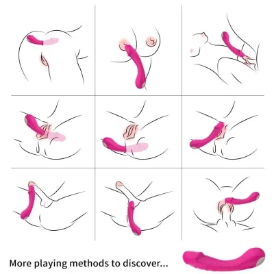 Dildo Silicone Vibrator G - Spot Purple | Armony