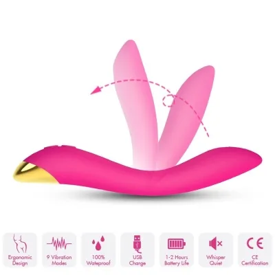 Flamingo Vibrator Multiposition Fuchsia | Armony