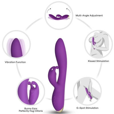 Bonnie Rabbit Vibrator Purple | Armony