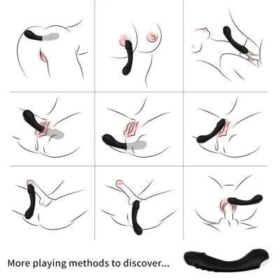 Silicone vibrator G - Spot Black | Armony