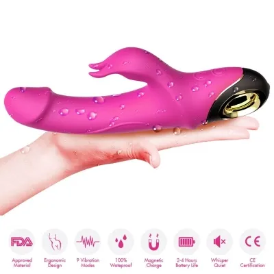 Meteror Rabbit Vibrator Fuchsia | Armony