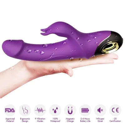 Meteror Rabbit Vibrator Purple | Armony