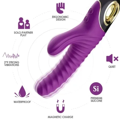 Eternity Silicone Vibrator Purple | Armony