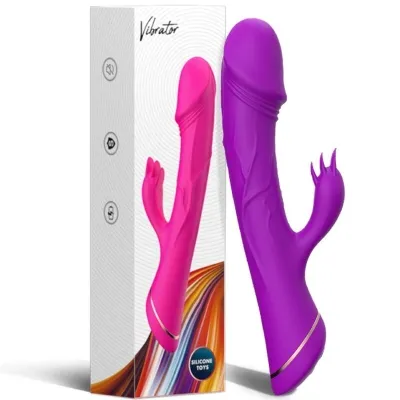 Silicone Rabbit Vibrator Purple | Armony