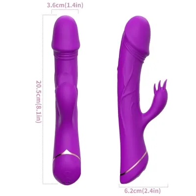 Silicone Rabbit Vibrator Purple | Armony