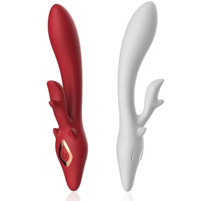 Elk Rabbit Vibrator, Red | Armony