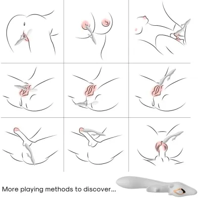 Elk Rabbit Vibrator, Red | Armony