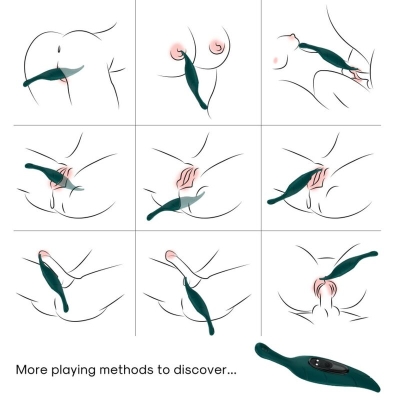 Stimulator & Vibrator Leaf Green | Armony