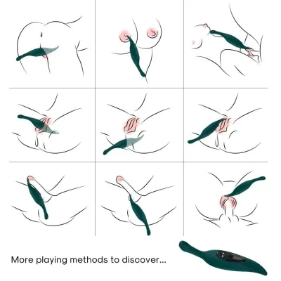 Stimulator & Vibrator Leaf Green | Armony