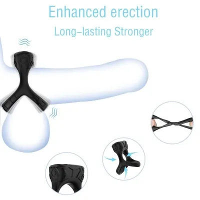 Anillo Vibrator & Multiposition Black – Armony