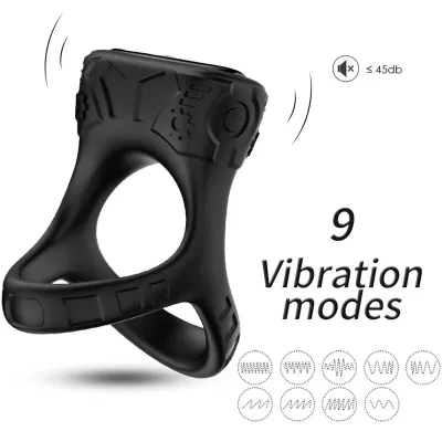 Anillo Vibrator & Multiposition Black – Armony