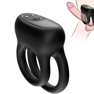 Doble Anillo Vibrator Black – Armony