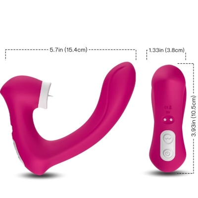 Secretkiss Klitorissauggerät Fuchsia | Armony