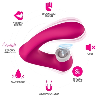 Secretkiss Klitorissauggerät Fuchsia | Armony