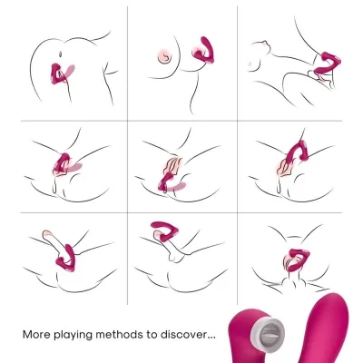 Secretkiss Clitoris Suction Device Fuchsia | Armony