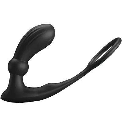 Warren Black Anal Ring & Vibrator – Pretty Love