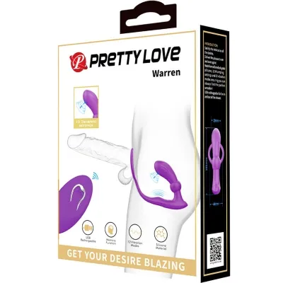 Warren Violet Anal Ring & Vibrator – Pretty Love