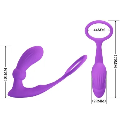 Warren Violet Anal Ring & Vibrator – Pretty Love