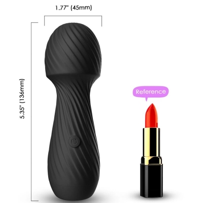 Dazzle Massager & Vibrator Small Black  –  Armony
