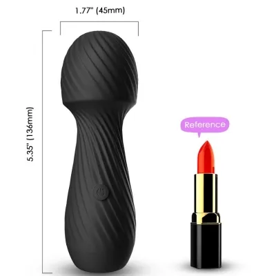 Dazzle Massager & Vibrator Small Black – Armony