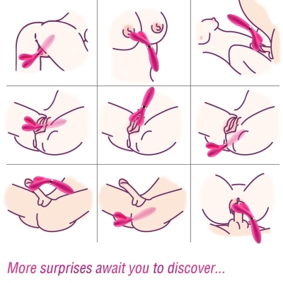 Y-Wand Massagegerät & Vibrator Fucsia  –  Armony