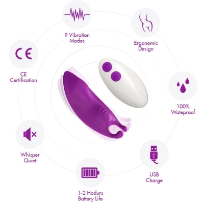 Honeybee Portable Slip Vibrator G-Spot Fuchsia | Armony