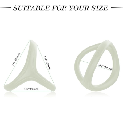 Safe Double Silicone Ring Luminous  –  Armony
