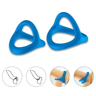 Safe Double Silicone Ring Blue – Armony