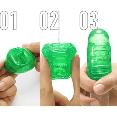 Tenga - Uni Emerald masturbator finger vibrator