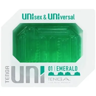 Tenga - Uni Emerald masturbator finger vibrator
