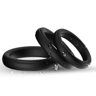Dreifacher Silikonring Schwarz – Armony