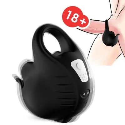 Cupping Ring Vibrator Black – Armony