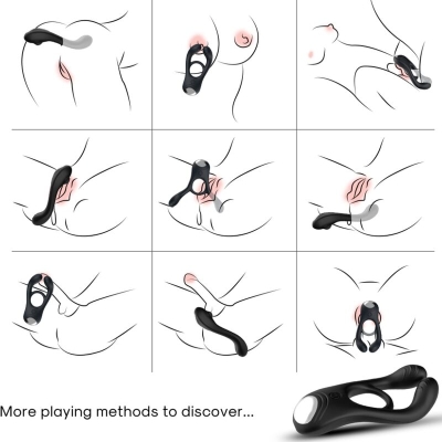Veyron Vibrationsring Schwarz  –  Armony