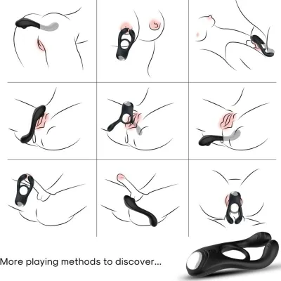Veyron vibration ring black – Armony