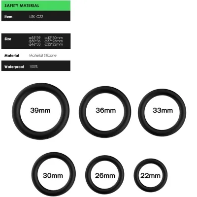 Rings Silicone Black – Armony