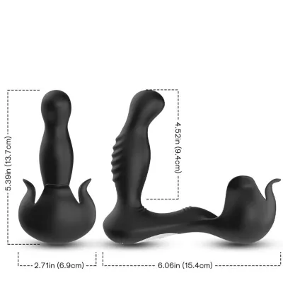 Surround Anal Vibrator & Testicle Stimulator Black – Armony