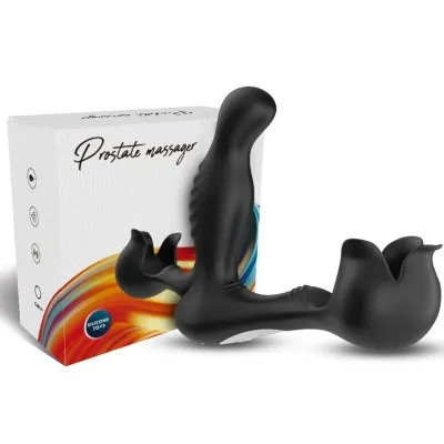 Surround Anal Vibrator & Testicle Stimulator Black – Armony
