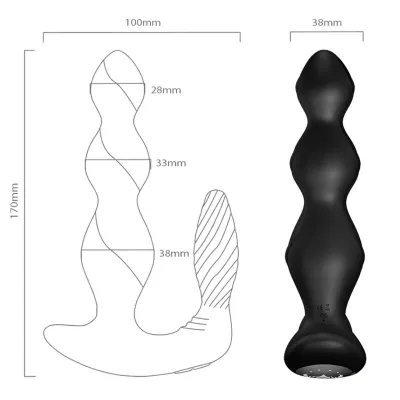 Manfun Vibrator & Stimulator Black – Armony