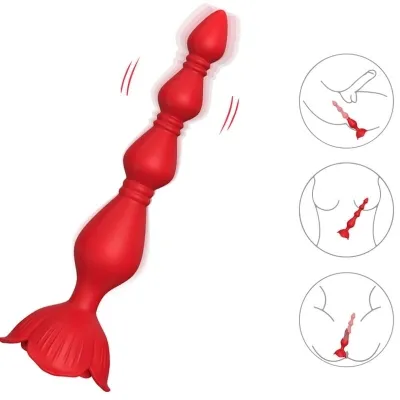 Rosa Vibrator Pagoda & Anal Plug Rot – Armony