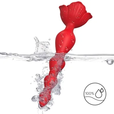 Rosa Vibrator Pagoda & Anal Plug Rot – Armony